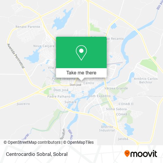 Centrocardio Sobral map