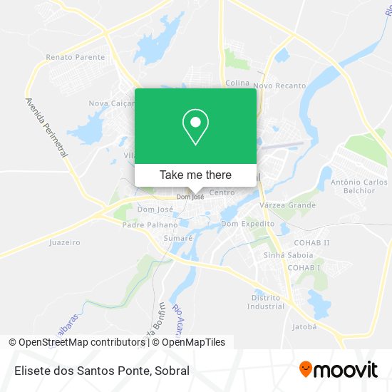Elisete dos Santos Ponte map