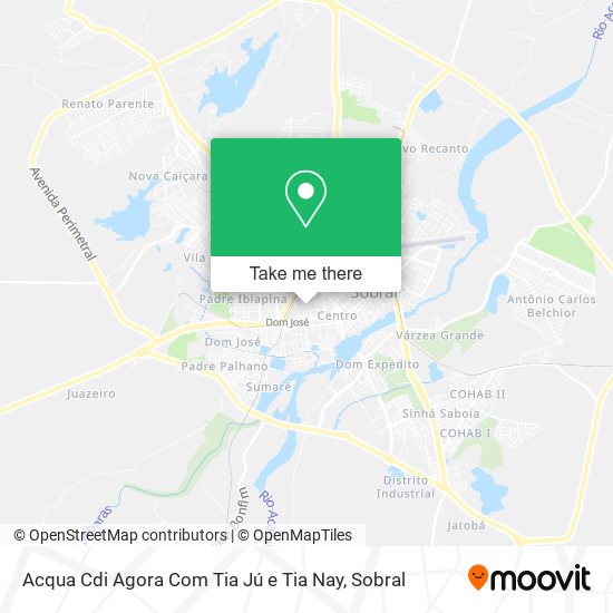 Acqua Cdi Agora Com Tia Jú e Tia Nay map