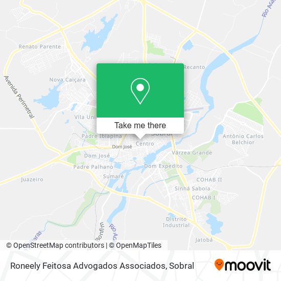 Roneely Feitosa Advogados Associados map