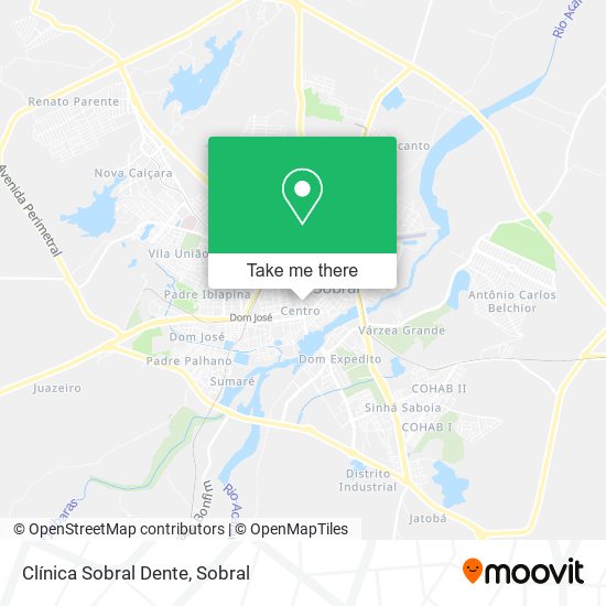 Clínica Sobral Dente map