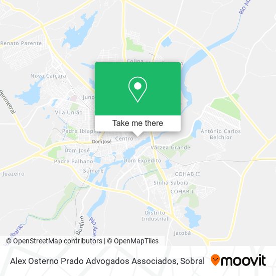 Alex Osterno Prado Advogados Associados map