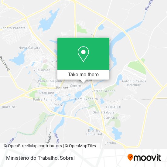 Mapa Ministério do Trabalho