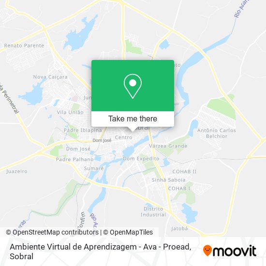 Ambiente Virtual de Aprendizagem - Ava - Proead map