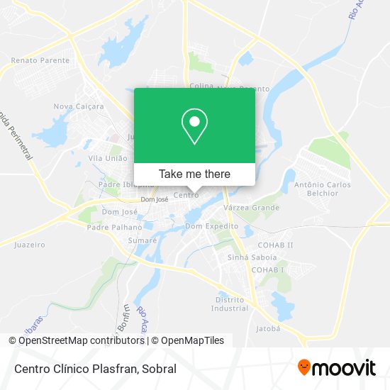 Centro Clínico Plasfran map