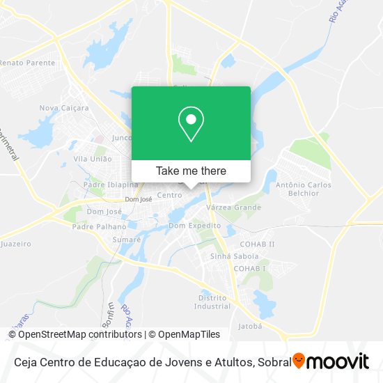 Ceja Centro de Educaçao de Jovens e Atultos map