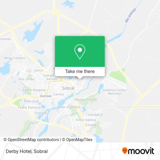 Derby Hotel map
