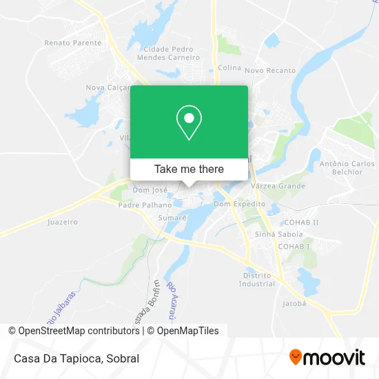Casa Da Tapioca map