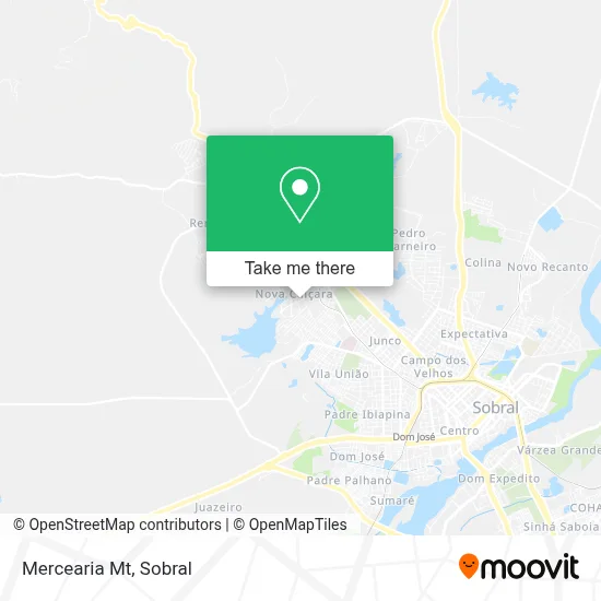 Mercearia Mt map