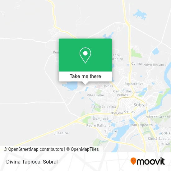 Divina Tapioca map