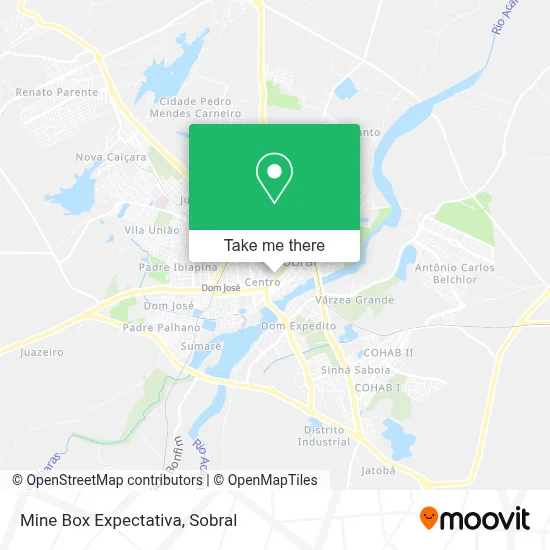 Mine Box Expectativa map