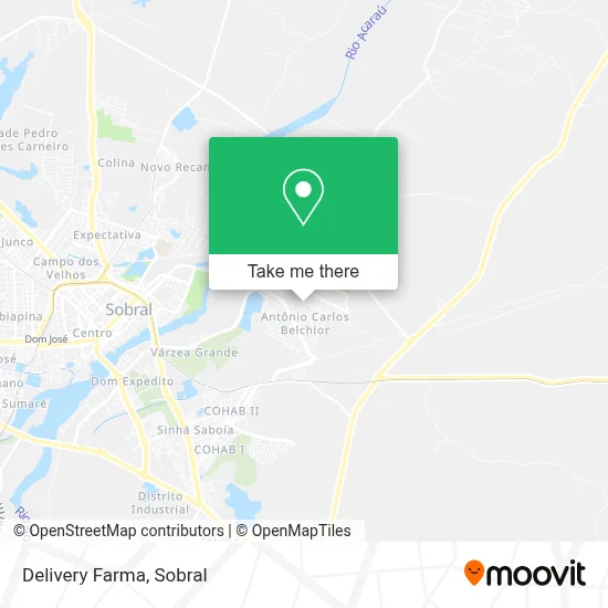 Delivery Farma map