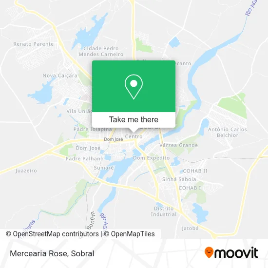 Mercearia Rose map