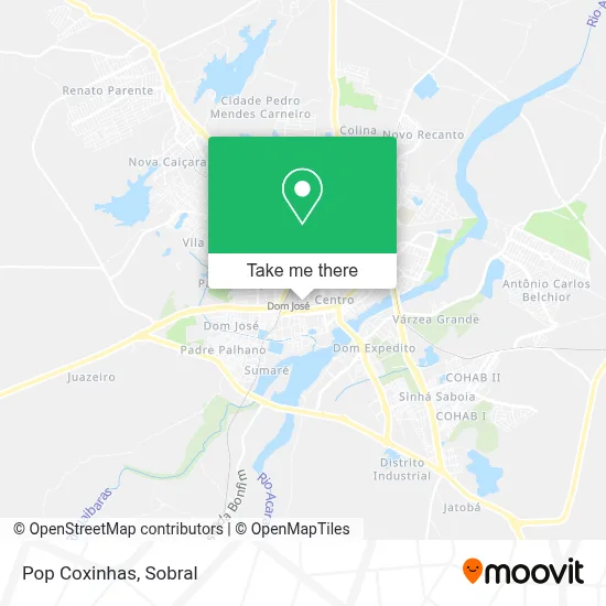 Pop Coxinhas map