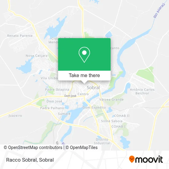 Racco Sobral map