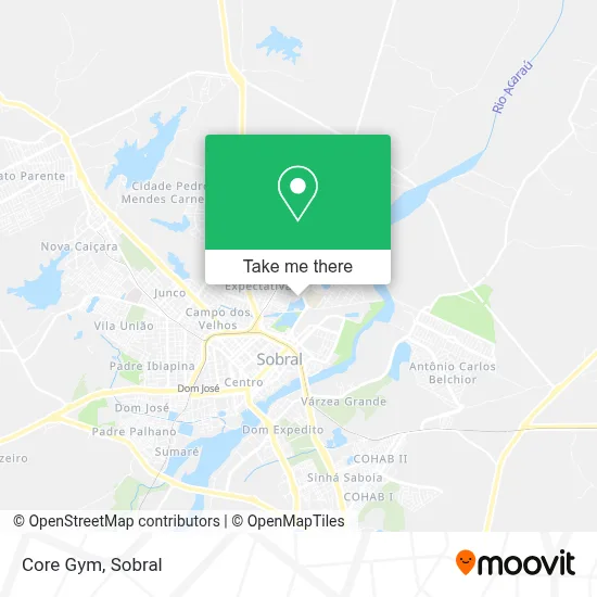 Core Gym map