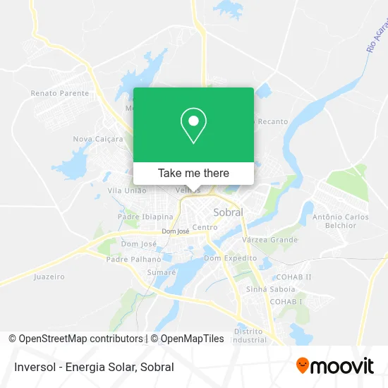Inversol - Energia Solar map