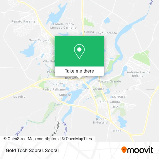 Gold Tech Sobral map