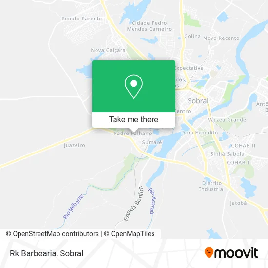Rk Barbearia map