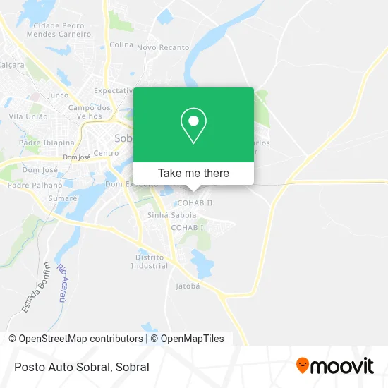 Posto Auto Sobral map