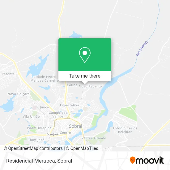 Residencial Meruoca map