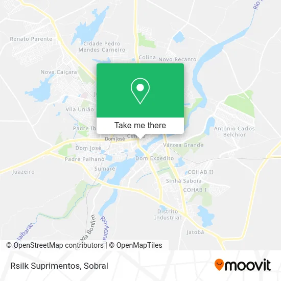 Rsilk Suprimentos map