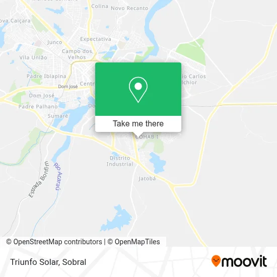Triunfo Solar map