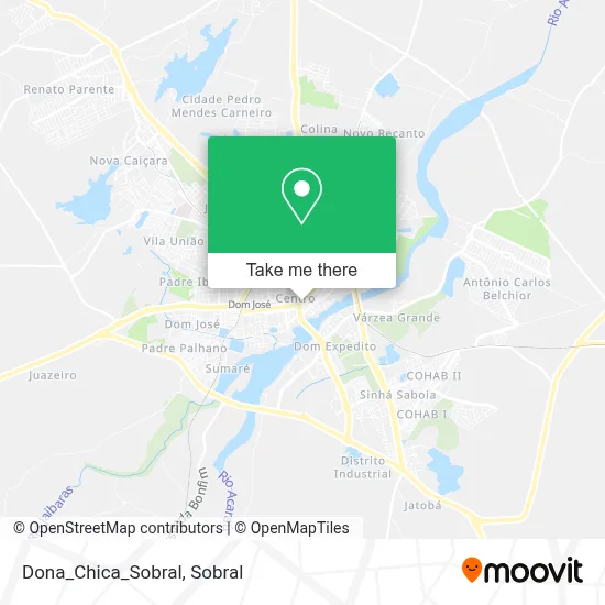 Dona_Chica_Sobral map