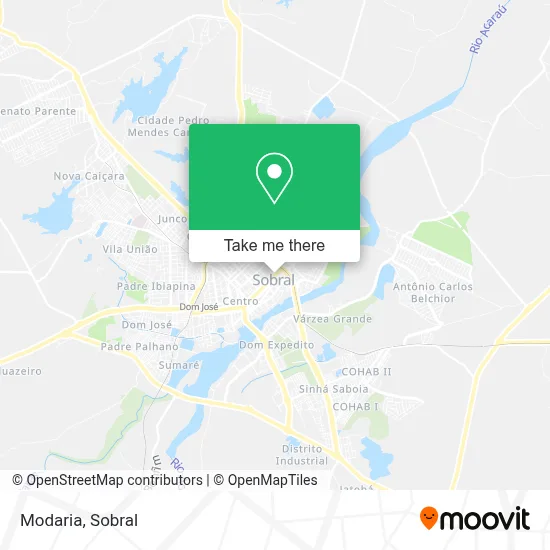 Modaria map