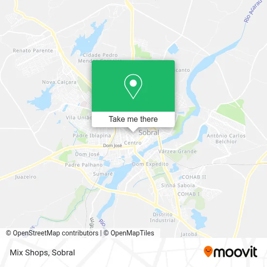 Mix Shops map