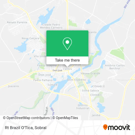 Rt Brazil O'Tica map