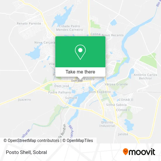 Posto Shell map