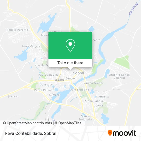 Feva Contabilidade map