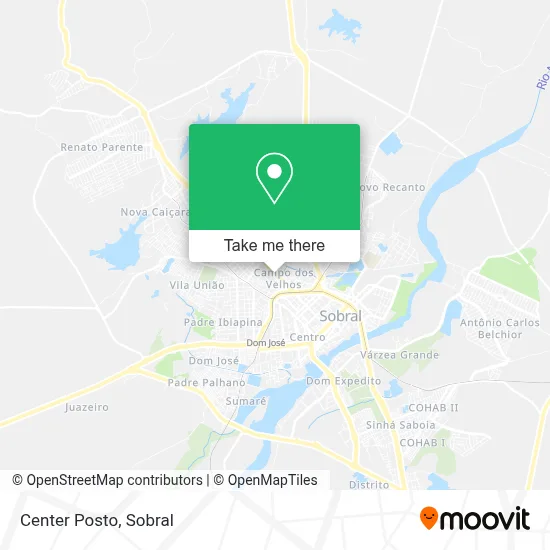 Center Posto map