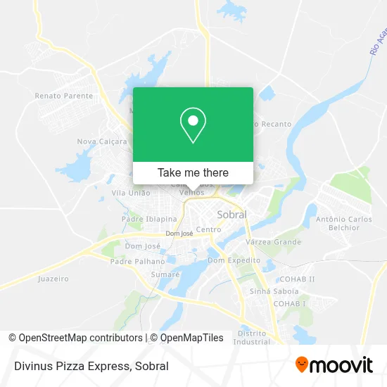 Divinus Pizza Express map