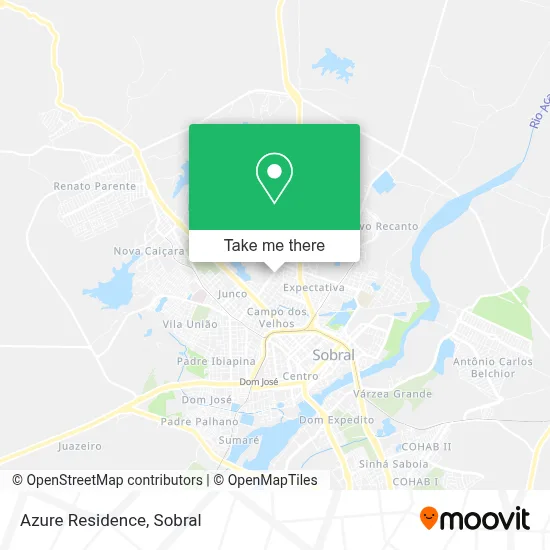 Azure Residence map