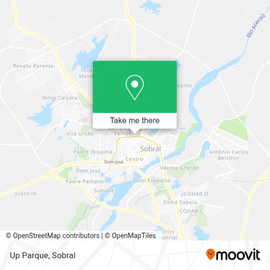 Up Parque map