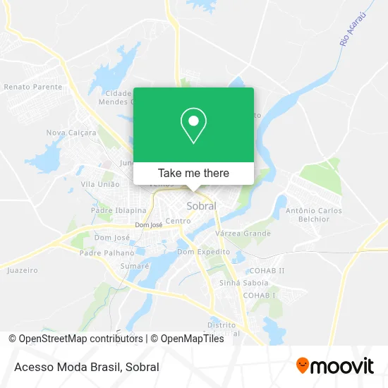 Acesso Moda Brasil map