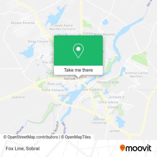 Fox Line map