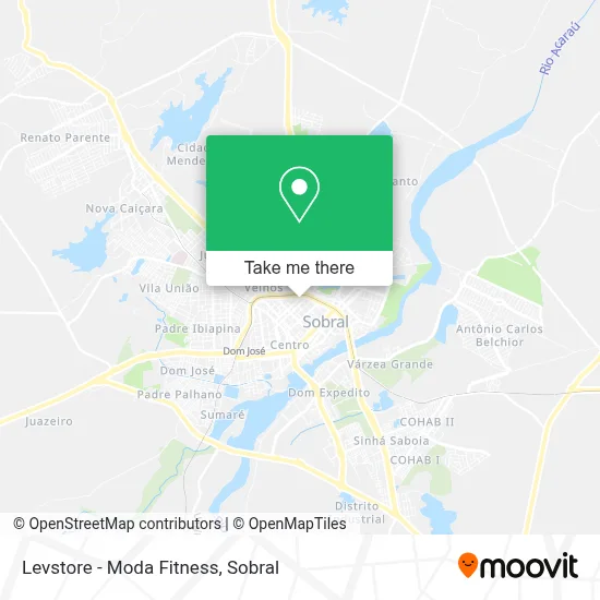 Levstore - Moda Fitness map