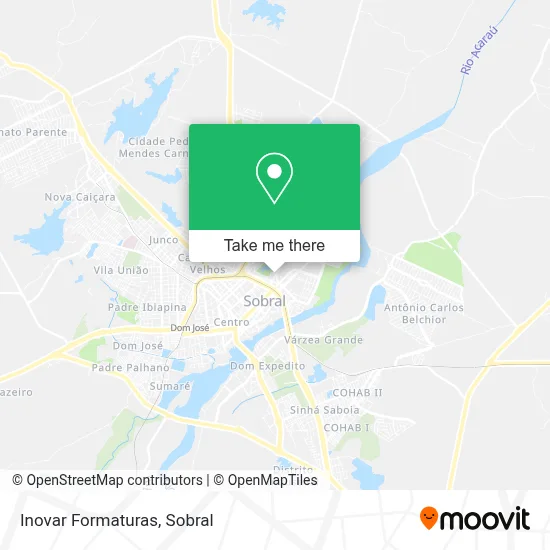 Inovar Formaturas map