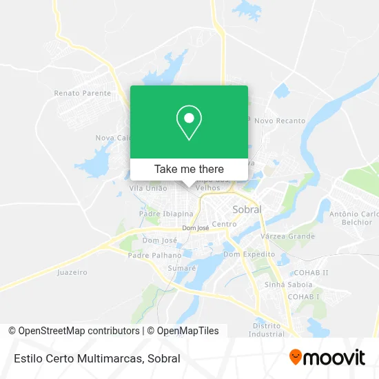 Estilo Certo Multimarcas map