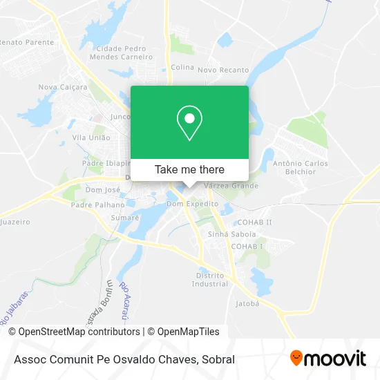 Assoc Comunit Pe Osvaldo Chaves map