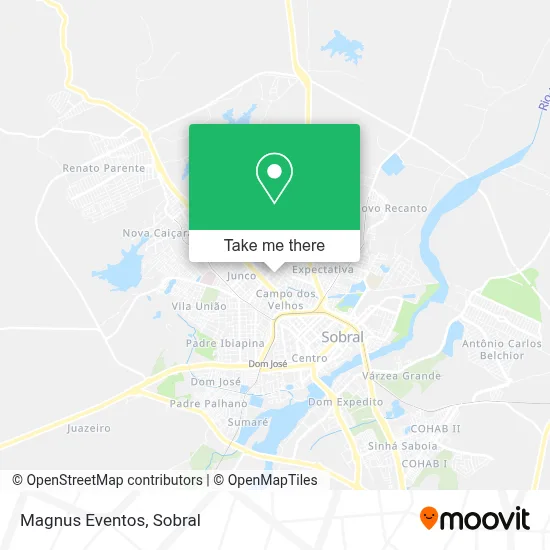 Magnus Eventos map