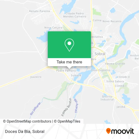 Doces Da Bia map
