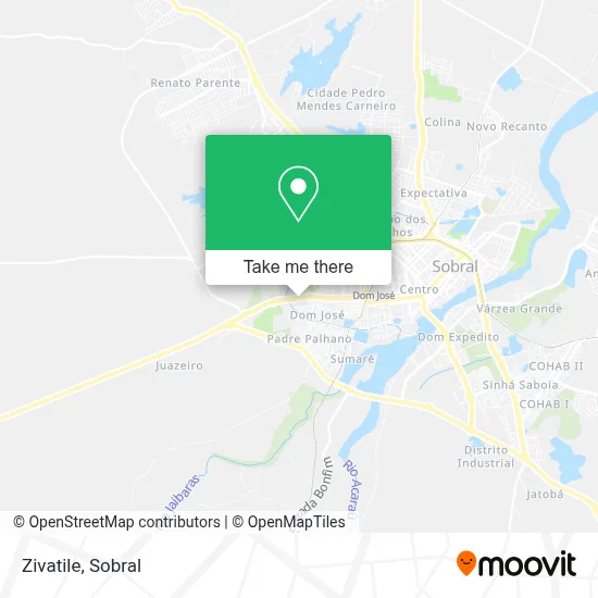Zivatile map
