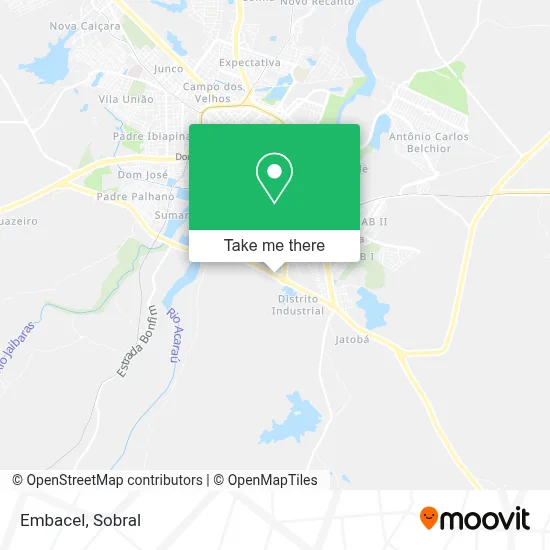 Embacel map