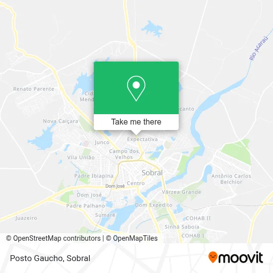 Posto Gaucho map