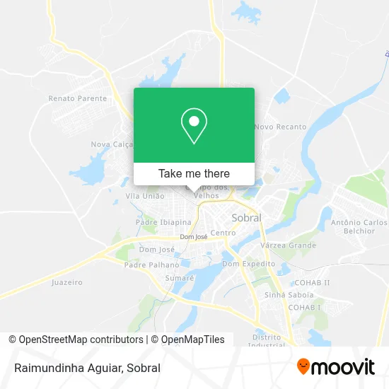 Raimundinha Aguiar map