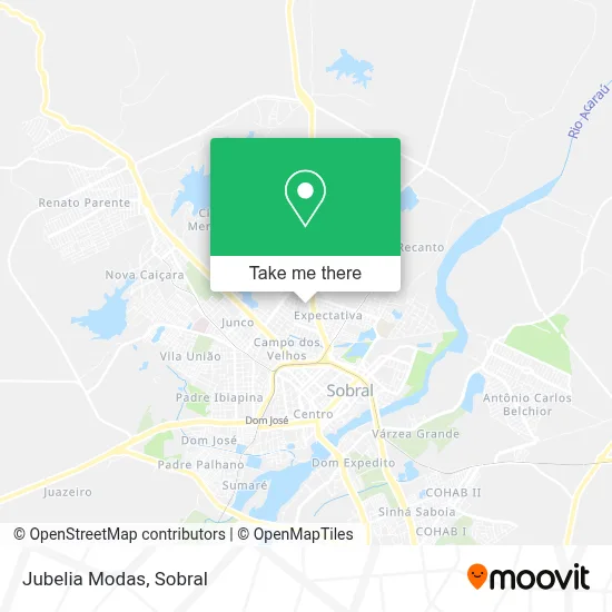 Jubelia Modas map